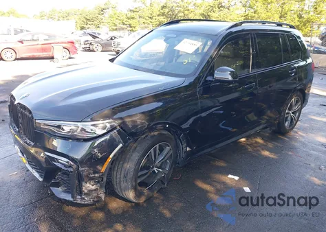 2020 BMW X7 xDrive40I z USA, uszkodzony, nr VIN 5UXCW2C09L9A01443